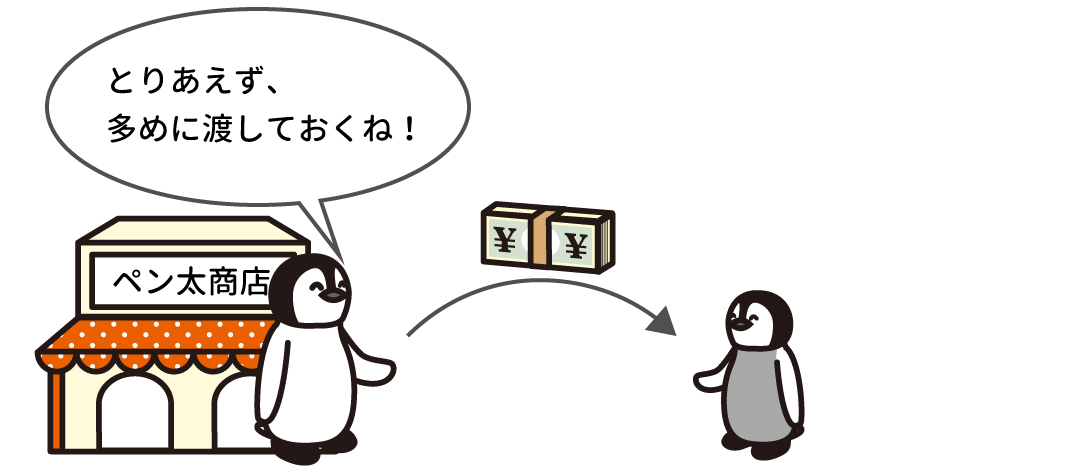 仮払金のイメージ